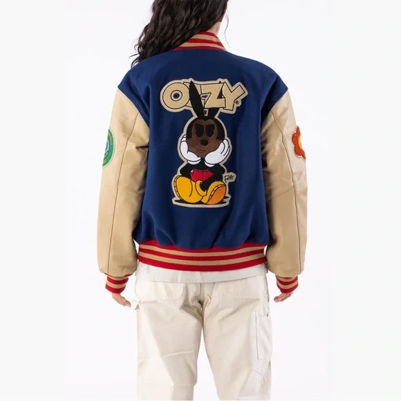 Stadium Goods Rello Varsity Jacket - Blue - small